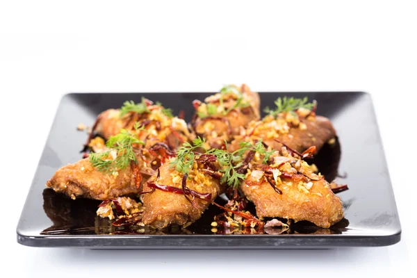 Fried chicken wings spicy — Stock Photo, Image