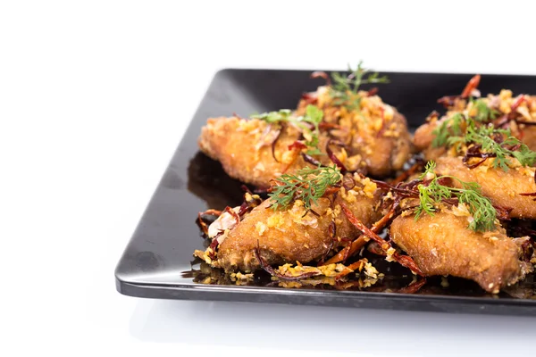 Fried chicken wings spicy — Stock Photo, Image