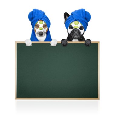 Sağlık Güzellik maskesi satır köpekler