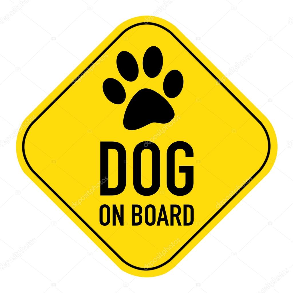 paw on board sign