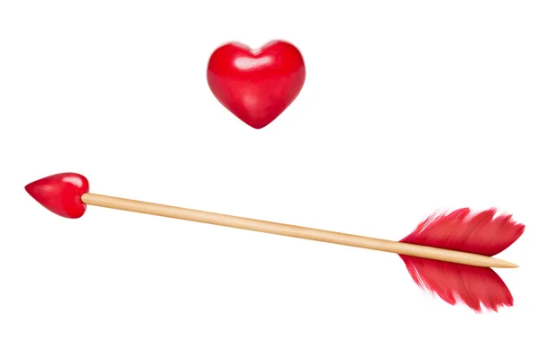 Cupid's arrows with heart — Stock Photo, Image