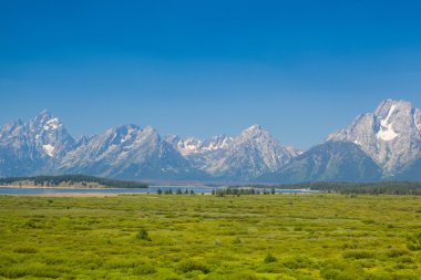 Teton Dağları Wyoming, ABD.