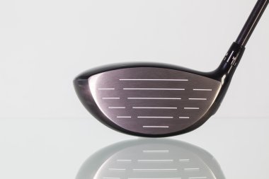 Cam masa üzerinde Golf sürücü