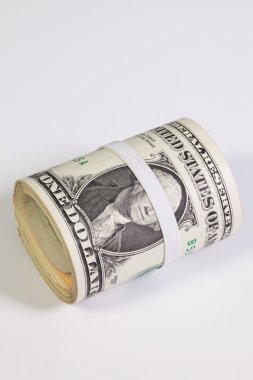 Dolarlarına gözlerinin üzerine plastik bant ile rulo