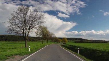 Ağır fırtına manzara