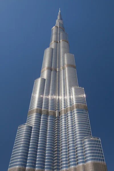 Burj Khalifa -tallest building in the world, at 828m. — Stock Photo, Image