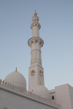 Grand Şeyh Zayed Camisi günbatımı, Abu Dhabi, Birleşik Arap Emirlikleri