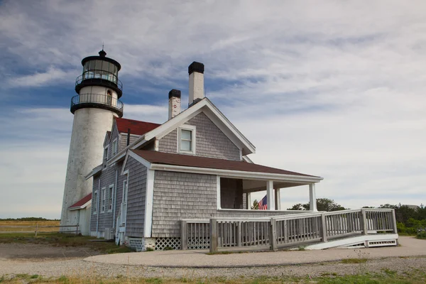 Highland Light na Cape Cod, Massachsetts, Stany Zjednoczone Ameryki — Zdjęcie stockowe