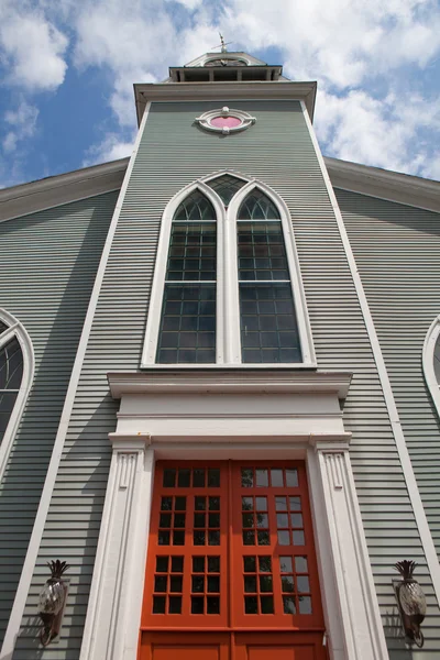 First Paris Church  church located in Sandwich city, Cape Cod, M — Stock Photo, Image