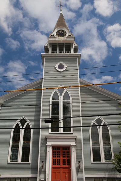 Eerste Parijs kerk kerk gevestigd in Sandwich stad, Cape Cod, M — Stockfoto