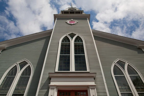 Prima chiesa della Chiesa di Parigi situata nella città di Sandwich, Cape Cod, M — Foto Stock