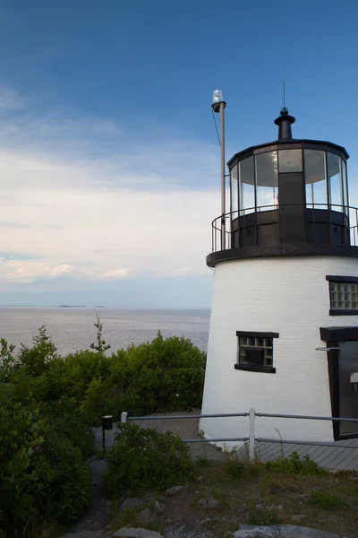 Newport, Rhode Island, ABD küçük Castle Hill deniz feneri — Stok fotoğraf