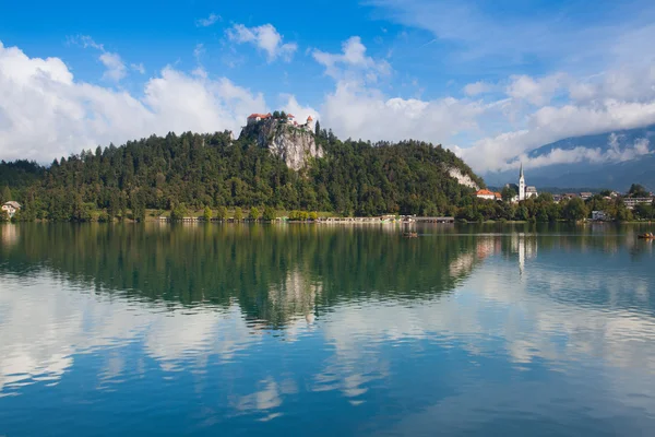 Famous castle on the Bled lake — Stock Photo, Image