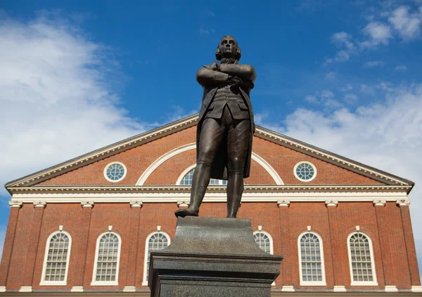 Estatua del patriota revolucionario, Samuel Adams —  Fotos de Stock