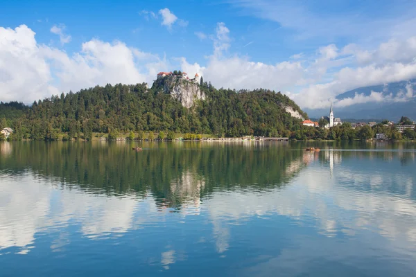 Famous castle on the Bled lake — Stock Photo, Image