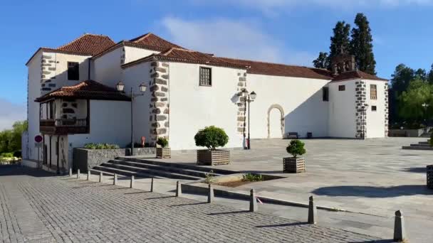 Santuario Del Santo Hermano Pedro Vilaflor Chasna Tenerife Iglesia Construida — Vídeo de stock