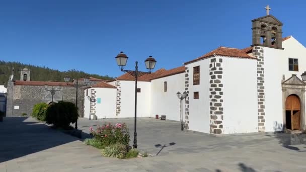 Santuario Del Santo Hermano Pedro Vilaflor Chasna Tenerife Iglesia Construida — Vídeo de stock