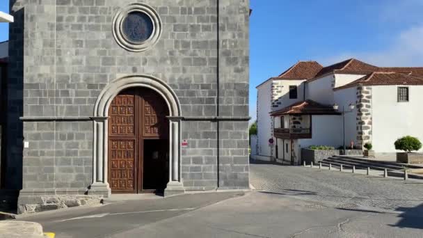 Santuario Del Santo Hermano Pedro Vilaflor Chasna Tenerife Iglesia Construida — Vídeos de Stock