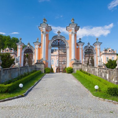 Nove hrady-Çek Cumhuriyeti: 6 Temmuz 2014: benzersiz Rokoko mantion