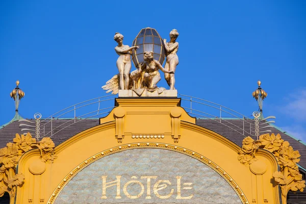 Grand Hotel Europa i Prag — Stockfoto