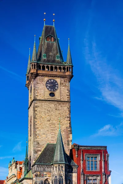 Das berühmte alte Rathaus in Prag — Stockfoto