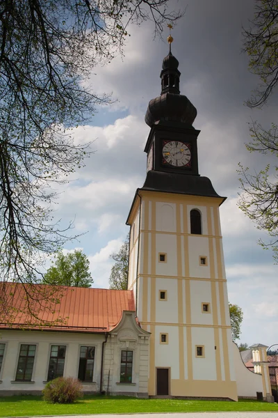 Замок Кински в Ждар-над-Сазавоу. UNESCO . — стоковое фото