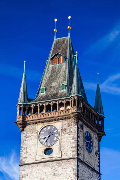 Διάσημο ιστορικό Δημαρχείο πόλη στην Πράγα — Φωτογραφία Αρχείου