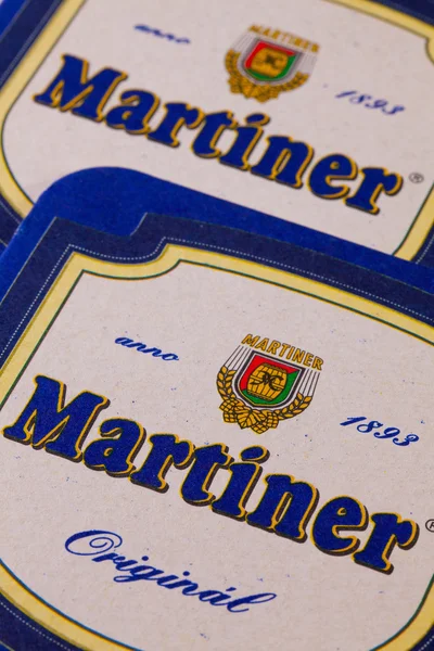 Beermats from Martiner beer — Stock Photo, Image