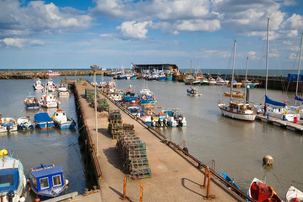 Small harbour in Bridlington — Stock Photo, Image