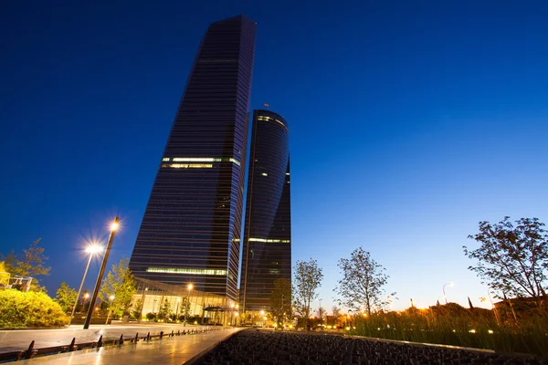 Cuatro Torres Área de Negócios — Fotografia de Stock