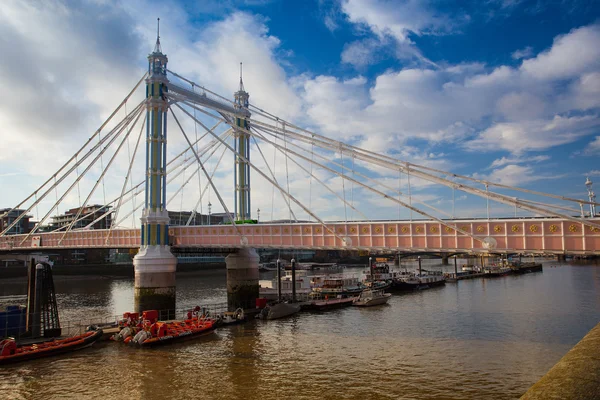 Albert Bridge i London - Stock-foto