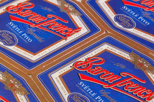 Beermats da cerveja Baron Trenck — Fotografia de Stock