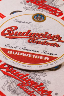 Budweiser bira Beermats