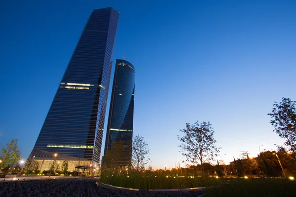 Cuatro Torres Área de Negócios — Fotografia de Stock