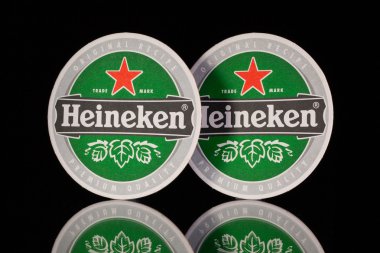 Heineken bira bira Beermats 