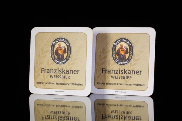 Beermats de cerveja Franziskaner . — Fotografia de Stock