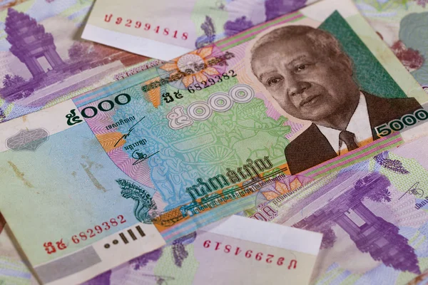 Różnych banknotów Bulgaria Lewa na stole — Zdjęcie stockowe