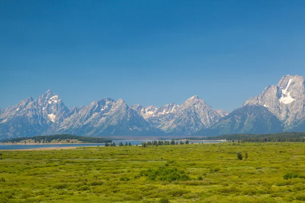 Montanhas Teton em Wyoming, EUA . — Fotografia de Stock