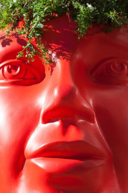 Chicago'daki ünlü Grant Park yakınında sokakta sanat.