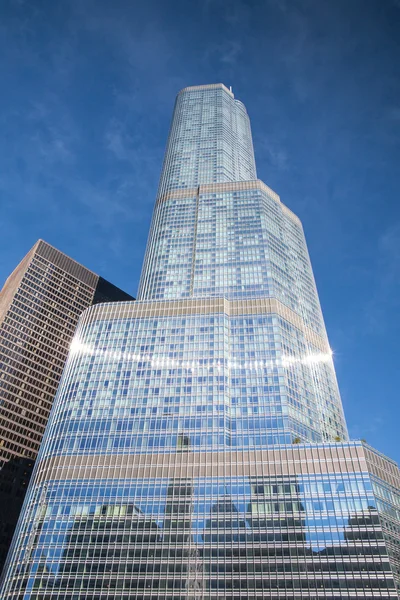 Till trump tower i chicago. — Stockfoto