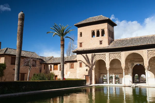 Em alhambra em granada — Fotografia de Stock