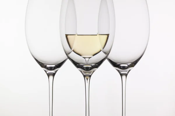 Vier glazen wijn — Stockfoto