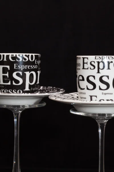 Deux tasses à café vides — Photo