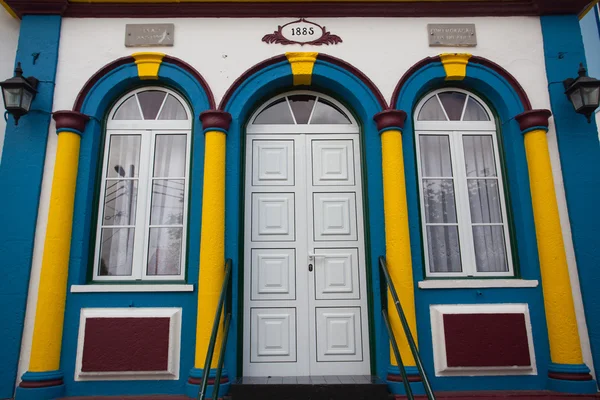 Detail van de kleine kerk met de naam imperio in Terceira — Stockfoto