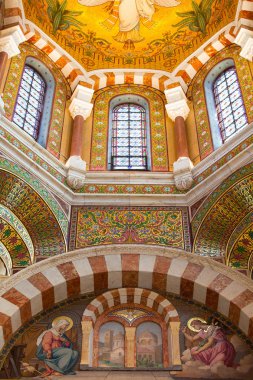 İç Katolik Basilica Notre Dame De La Garde.