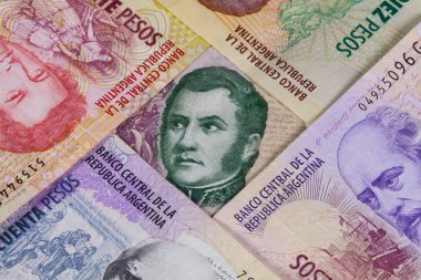Arjantin'den çeşitli banknotlar 