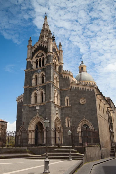 Basilica di Santa Maria in Randazzo, Sicily, Italy. — Stock Photo, Image