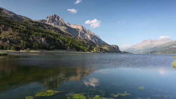 Lago Sils . — Vídeo de stock