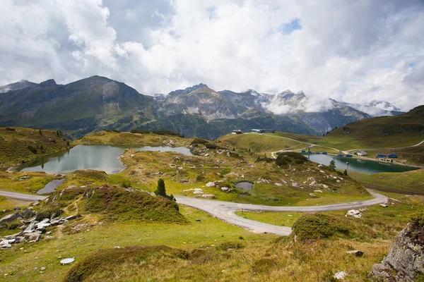 オーストリアのオーバタウエルン スキー リゾートから夏の風景 — ストック写真