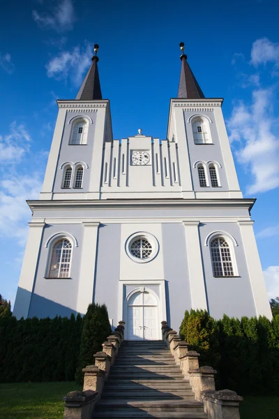 Renoverade kyrkan i Vanovice — Stockfoto